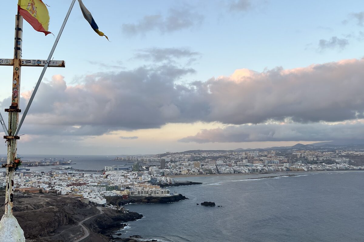 Mirador de la Cruz &mdash; v&yacute;hled na Las Palmas